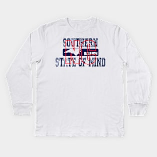 Southern State of Mind-North Carolina 3 Kids Long Sleeve T-Shirt